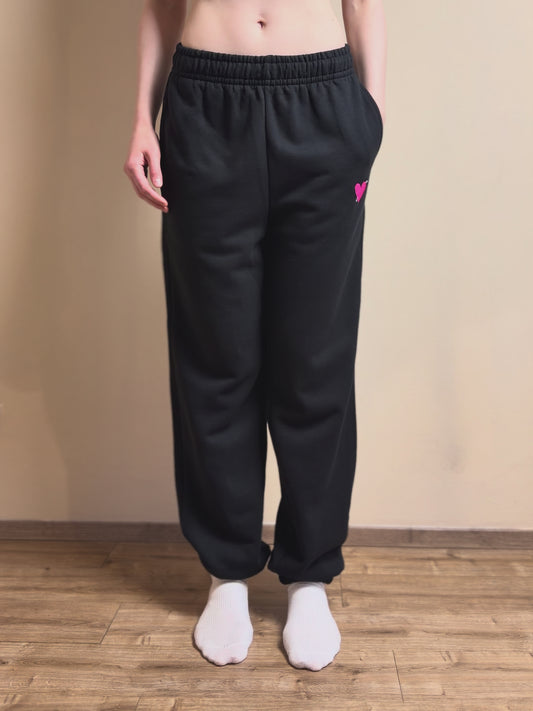STUDIO Sweatpant 'Heart' in black